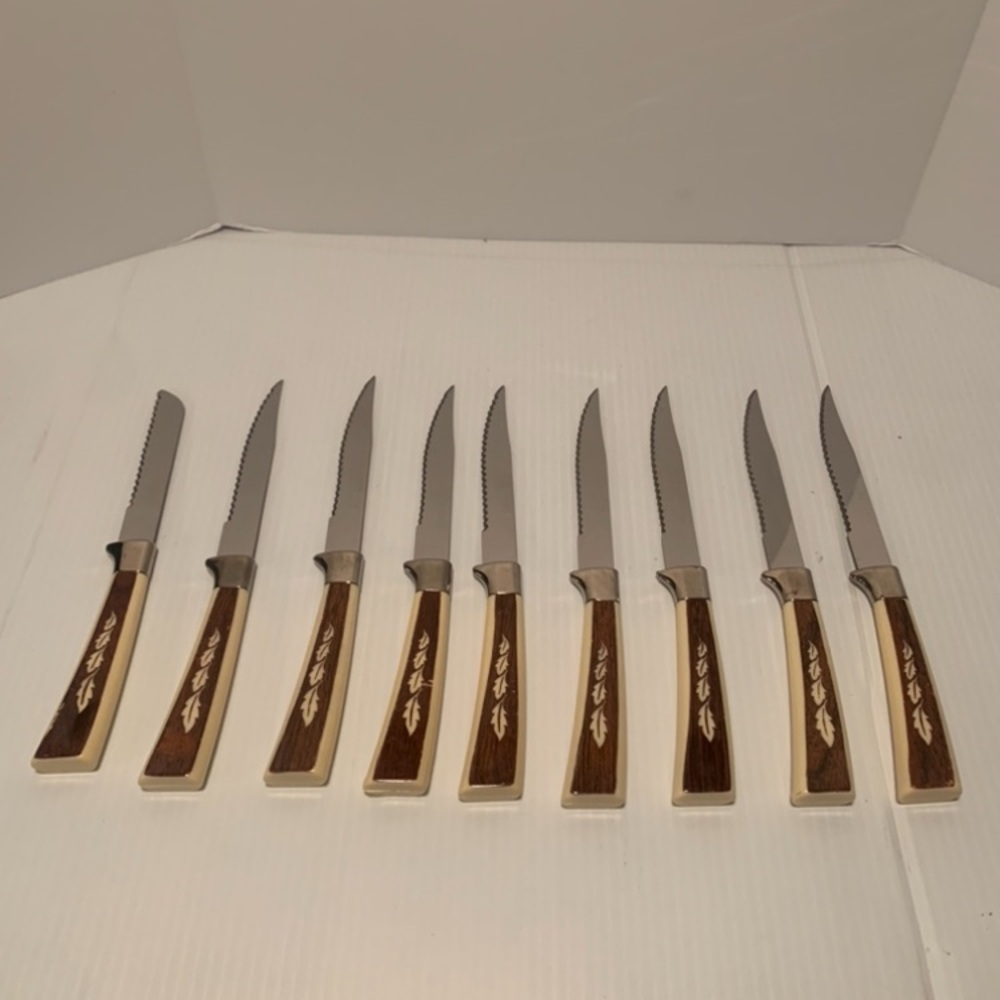 Vintage Regent R Sheffield 17 Piece Knife / Cutlery / Serving Set